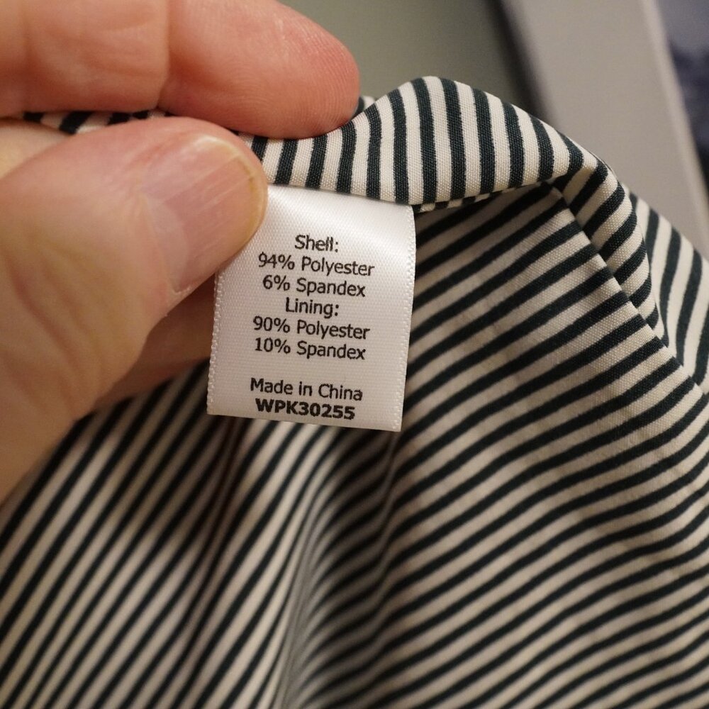 41 Hawthorn Dark Green Open Front Blazer 2X Striped Lining Career Jacket - Picture 3 of 4